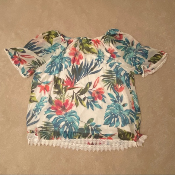 ALYX Womens Short Sleeve Blouse 2X - Picture 2 of 6